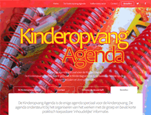 Tablet Screenshot of kinderopvangagenda.nl